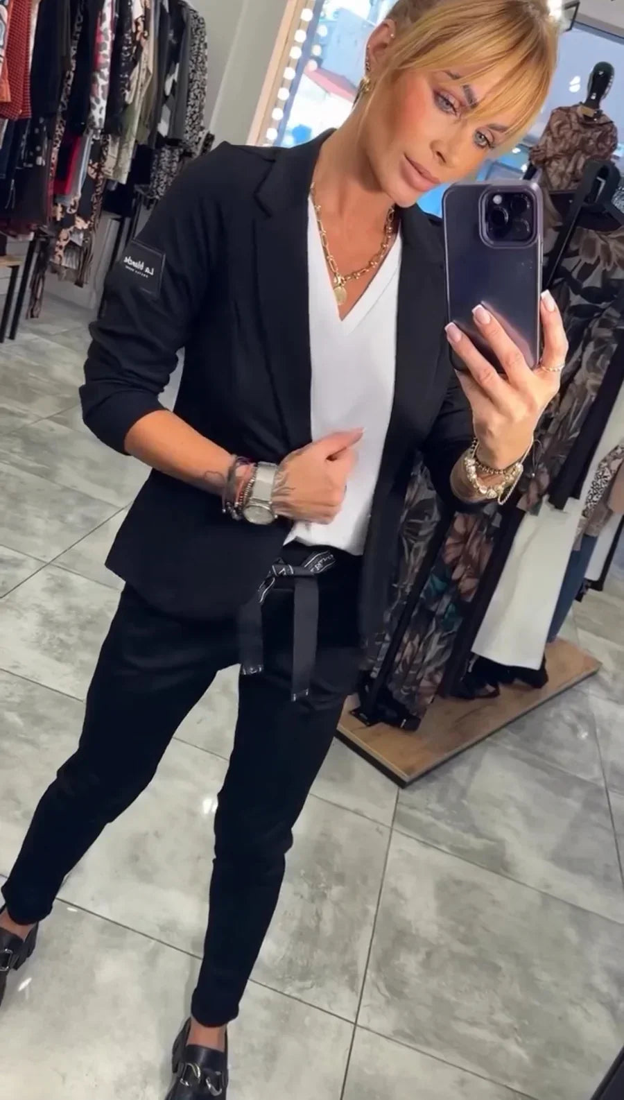 Isabelle | Elegancki zestaw z marynarką i dresami