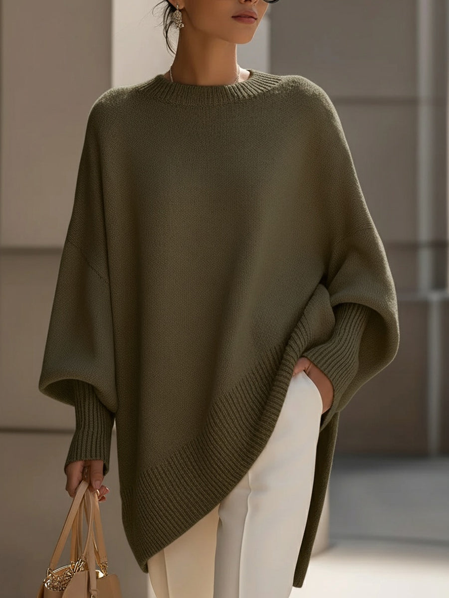 'London' Sweter Ponczo Oversize