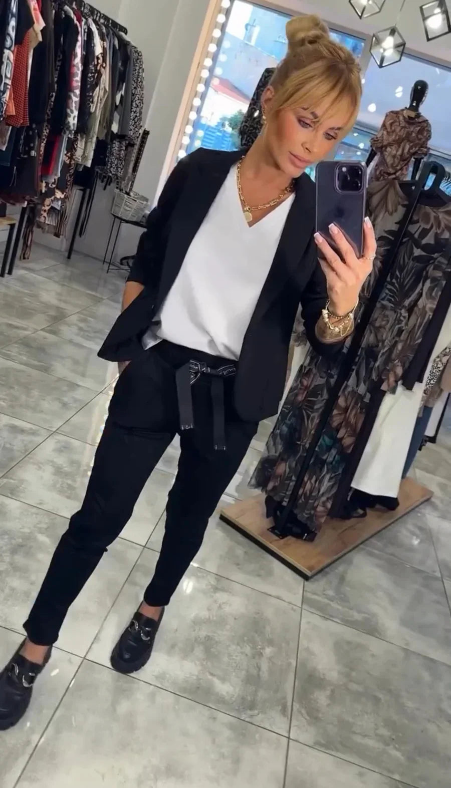 Isabelle | Elegancki zestaw z marynarką i dresami