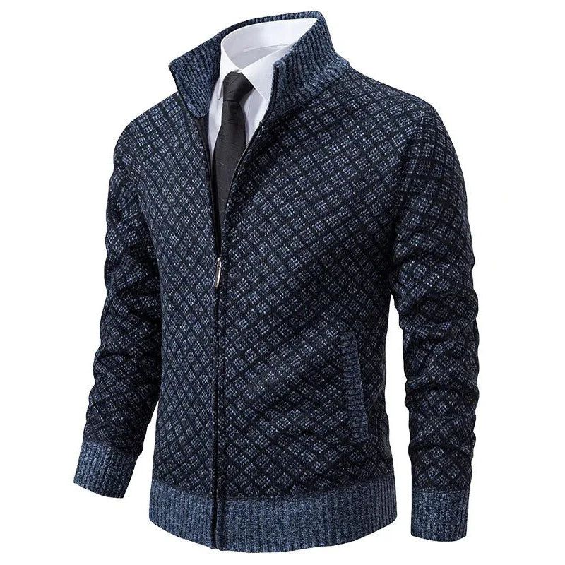Adam™ – Elegancki Kardigan z Zamkiem