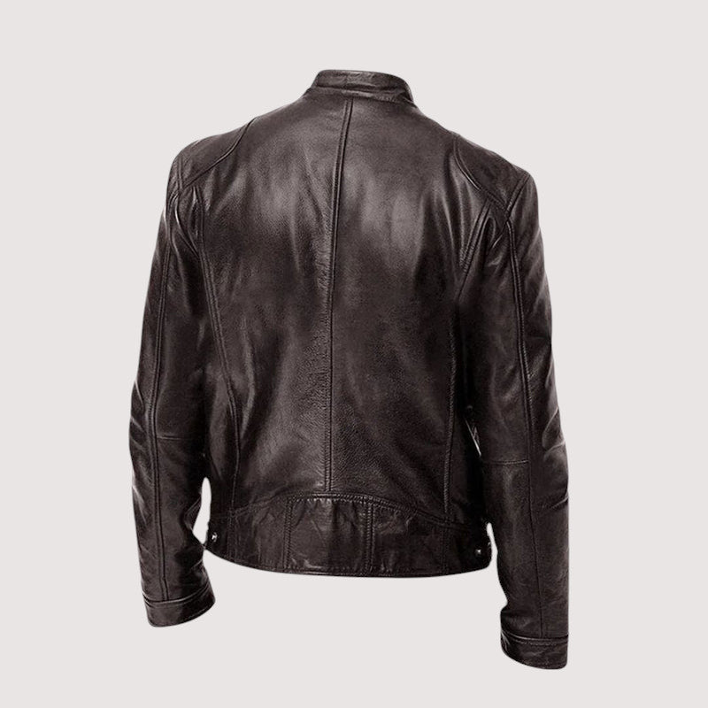 Lorenzo™ | Elegancka Męska Kurtka Skórzana