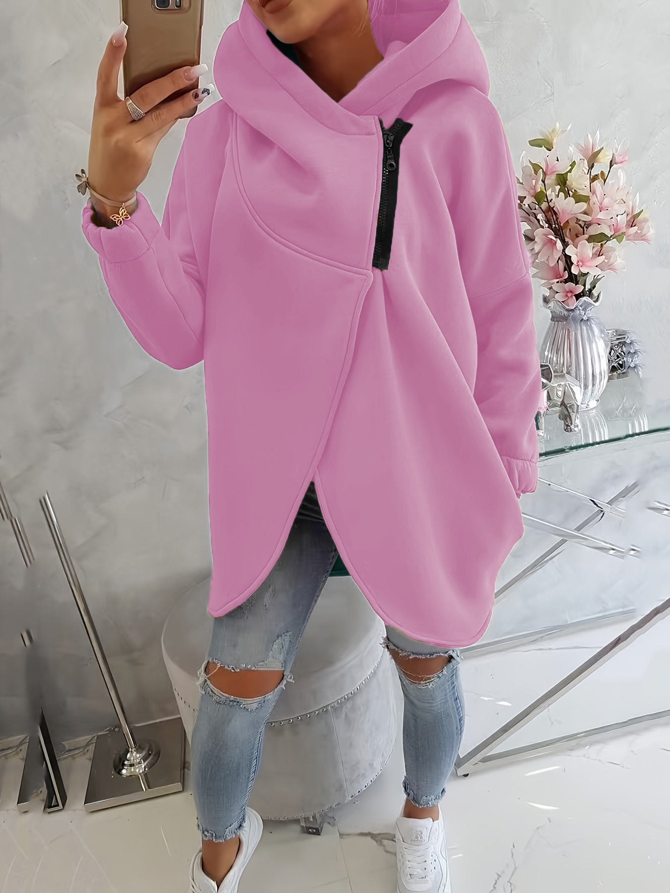 Bluza Aurora Zip – lekka, miękka i idealna na co dzień