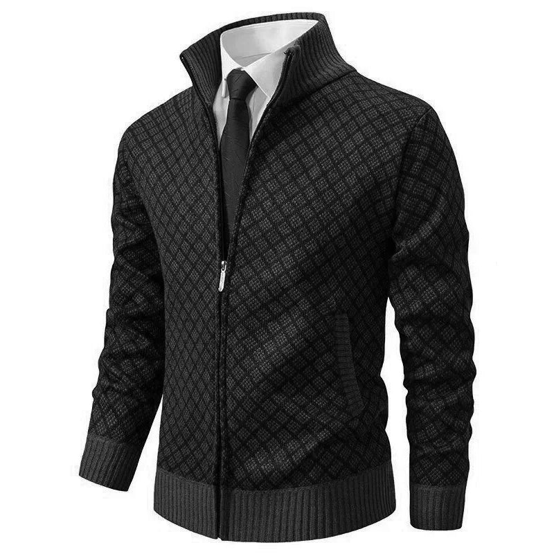 Adam™ – Elegancki Kardigan z Zamkiem