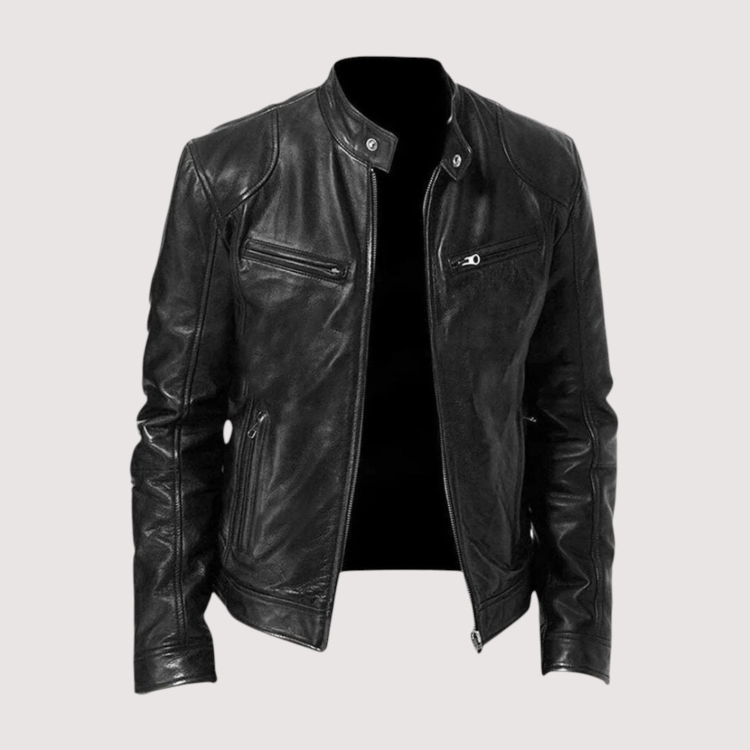 Lorenzo™ | Elegancka Męska Kurtka Skórzana